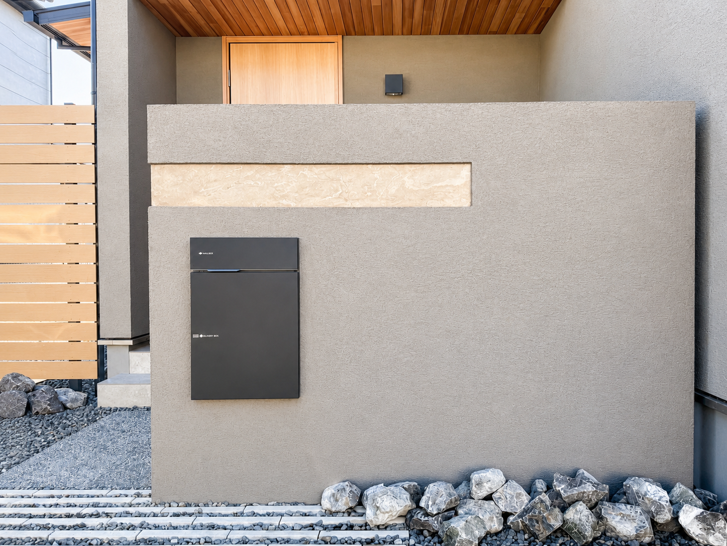 建物と調和する上質なモダン外構